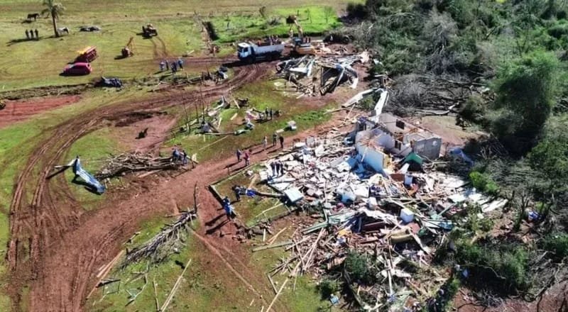 Brasil registra 81 tornados em 2026; veja as regiões mais atingidas
