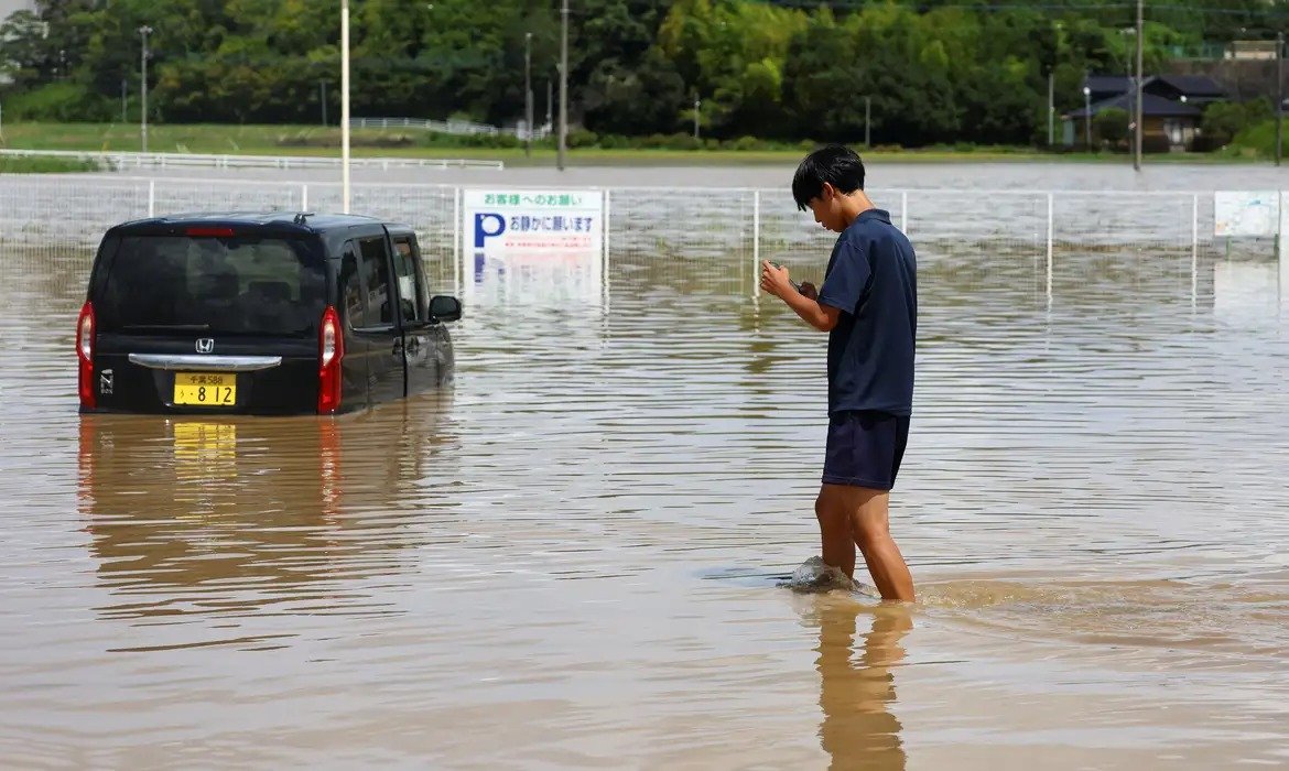 Japão enfrenta sequência de temporais
