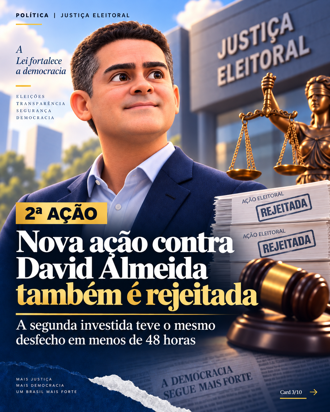 David Almeida propõe segurança integrada contra facções e crime organizado