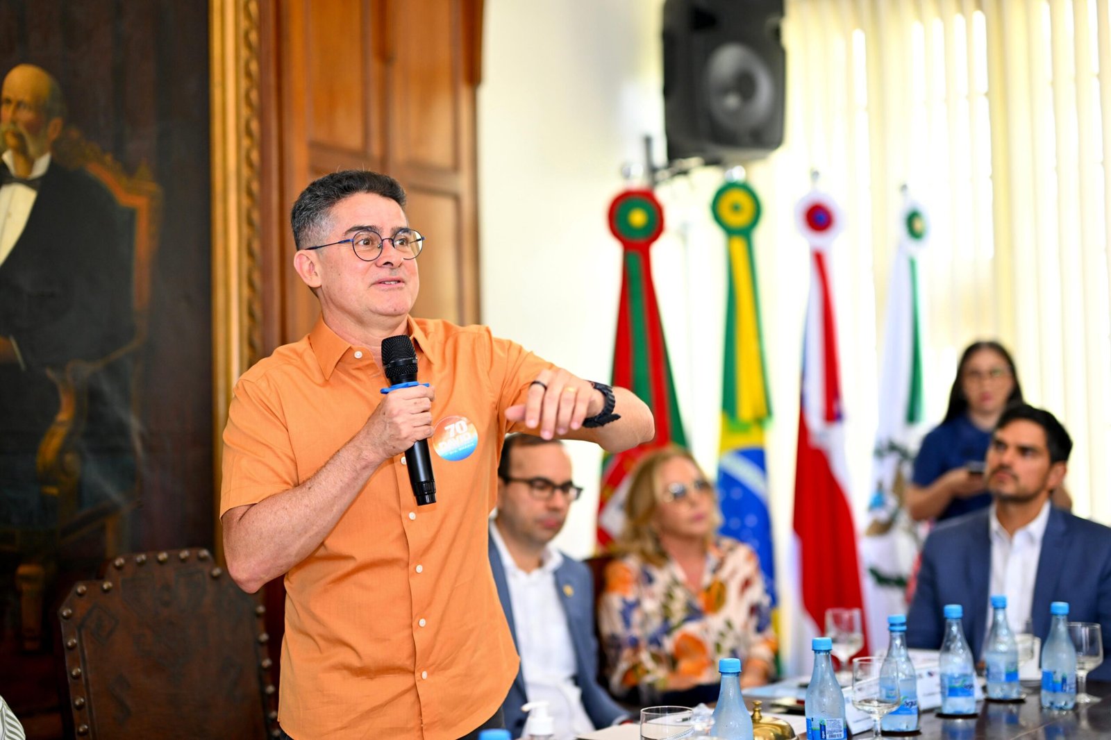 David discute Centro e economia com empresários do Amazonas